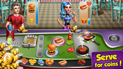 营业快餐厅无限金币破解版中文版