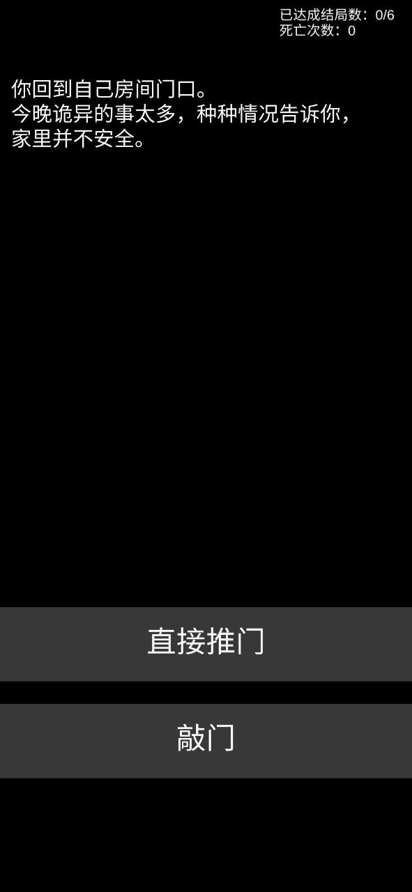 不恐怖的恐怖文字游戏测试版