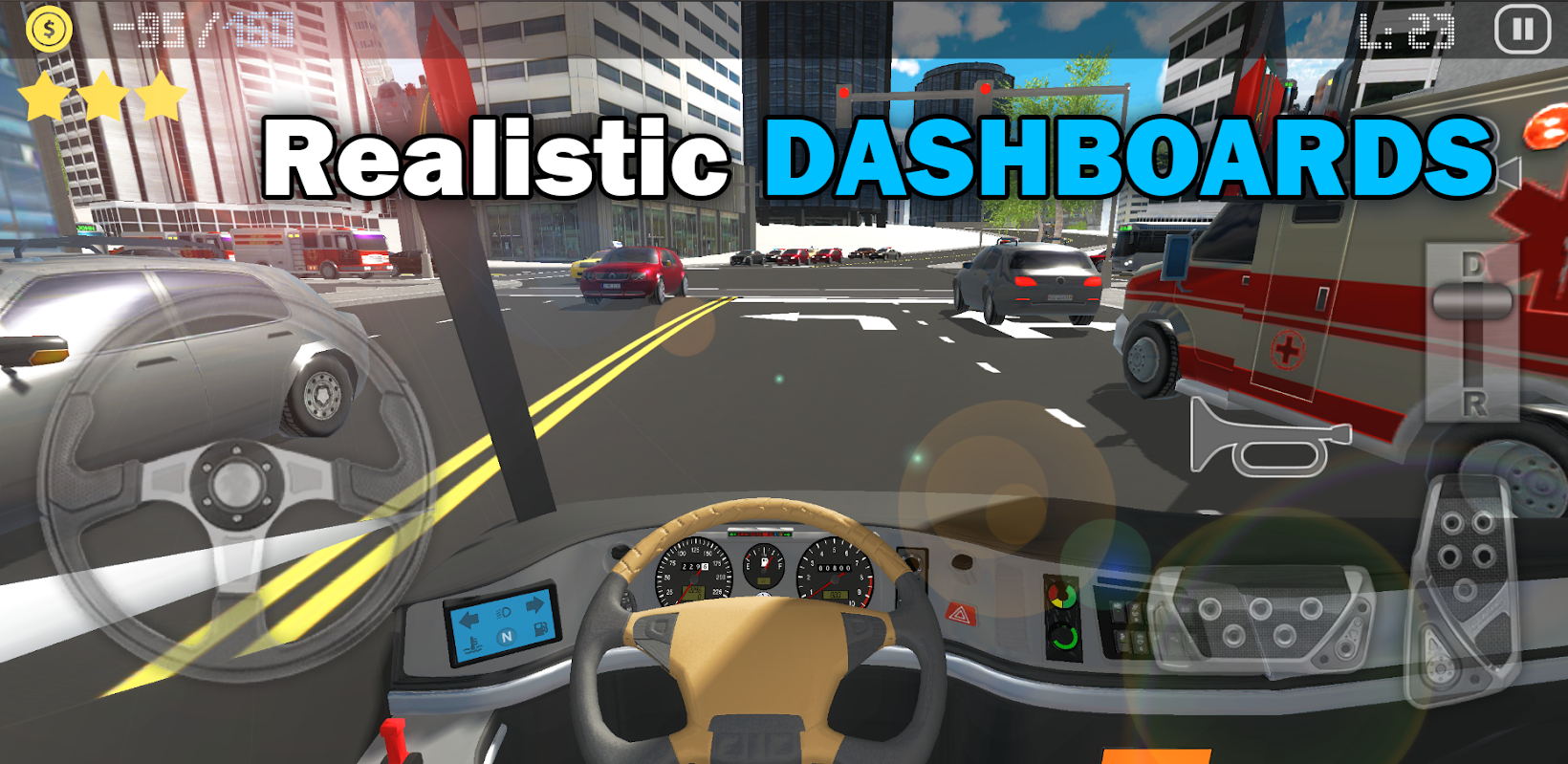 教练驾驶巴士模拟器3D手游