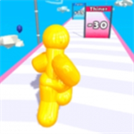 高个子人跑步比赛3D
