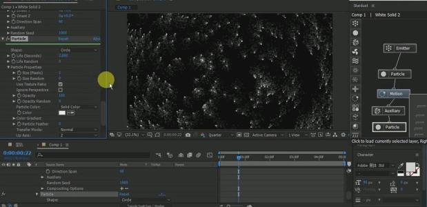 AE节点式三维粒子星辰特效插件